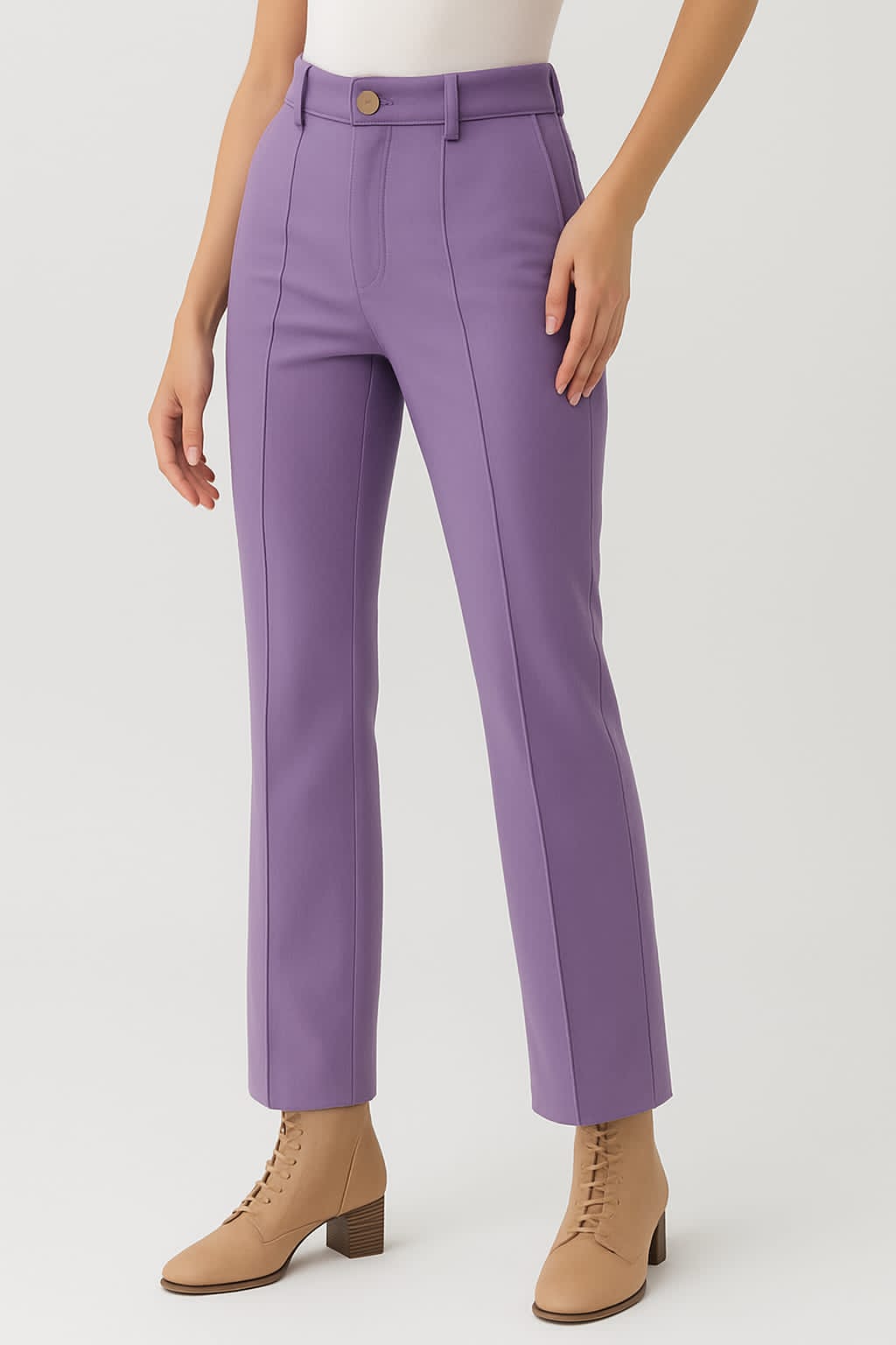 1. Straight-leg Trousers