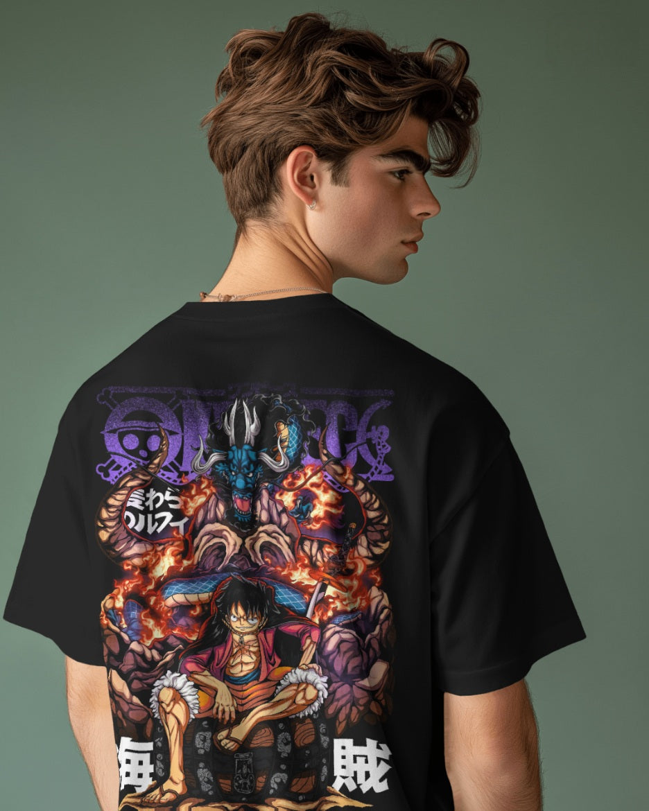 1 Luffy Terry Oversized T shirt