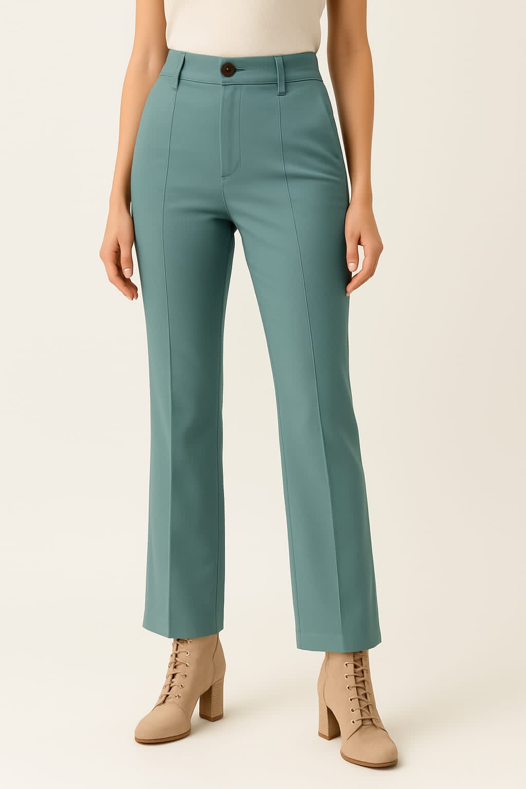 1. Straight-leg trousers