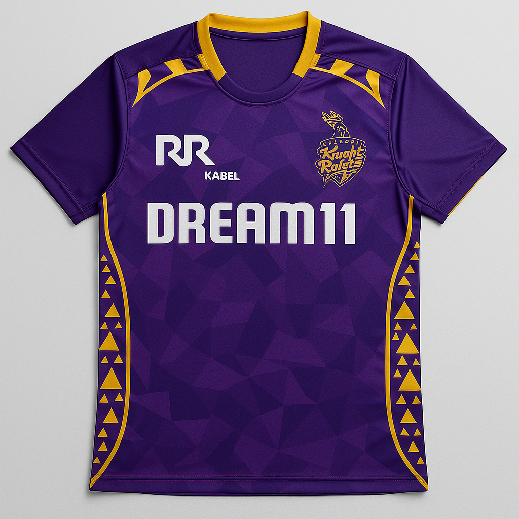 1. KKR free size Jersey