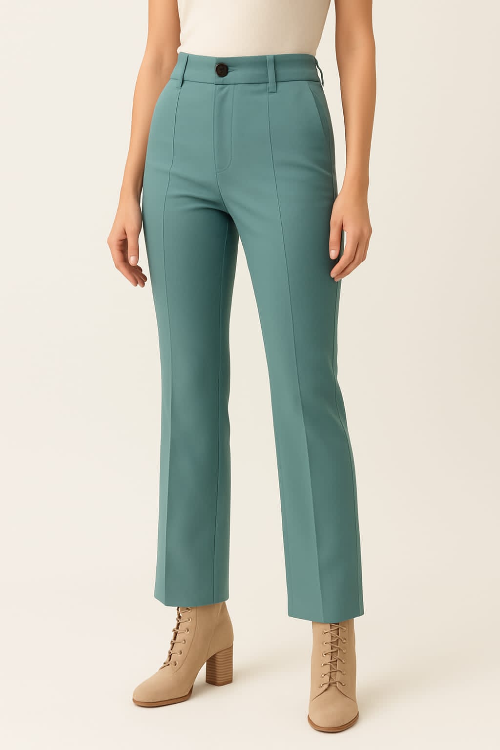 1. Straight-leg trousers
