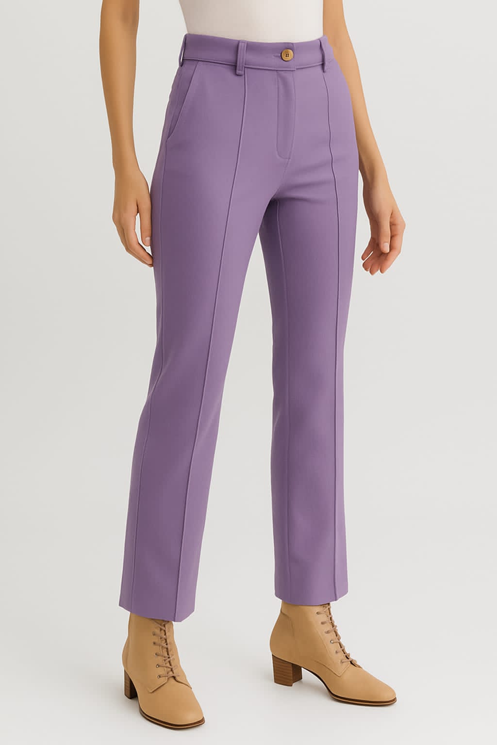 1. Straight-leg Trousers